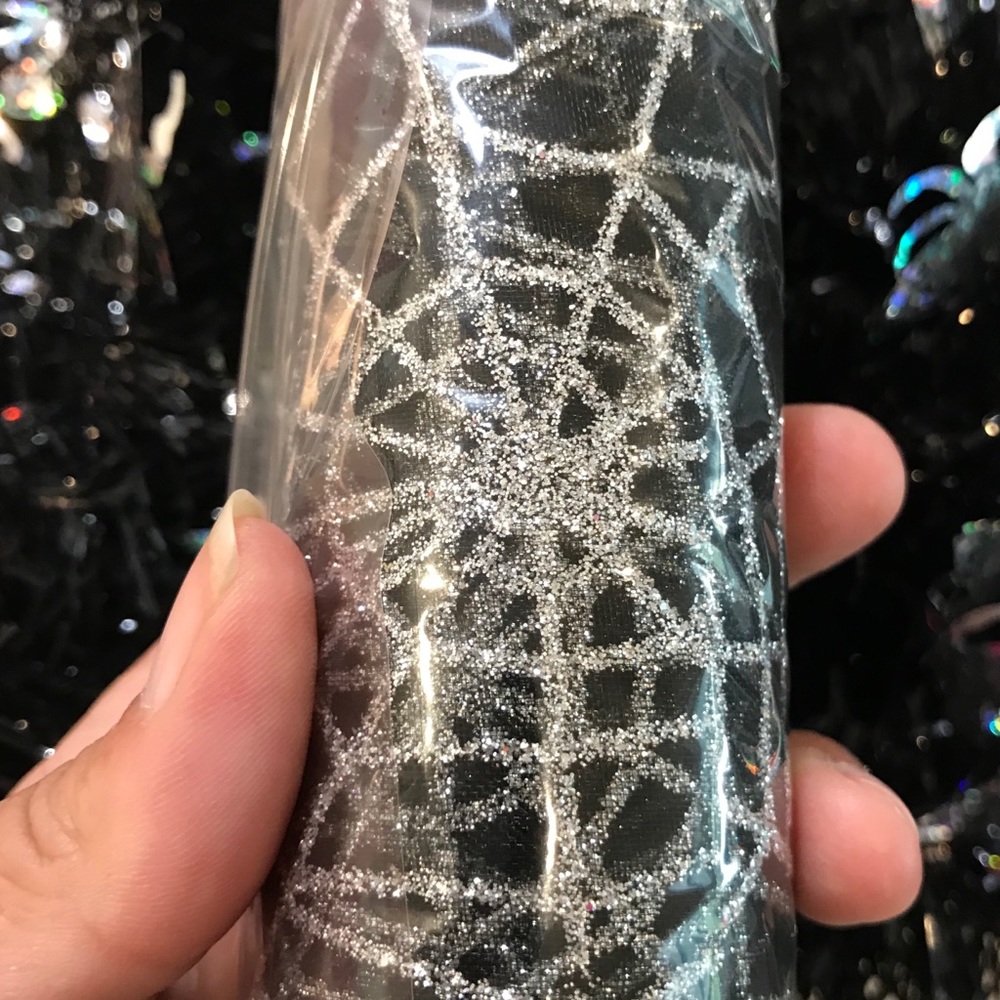Halloween Crafts Organza Web Fabric Roll-NWT